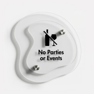 Essential Airbnb Acrylic Signs 7X7"