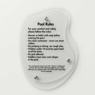 Statement Airbnb Acrylic Signs 10X14"