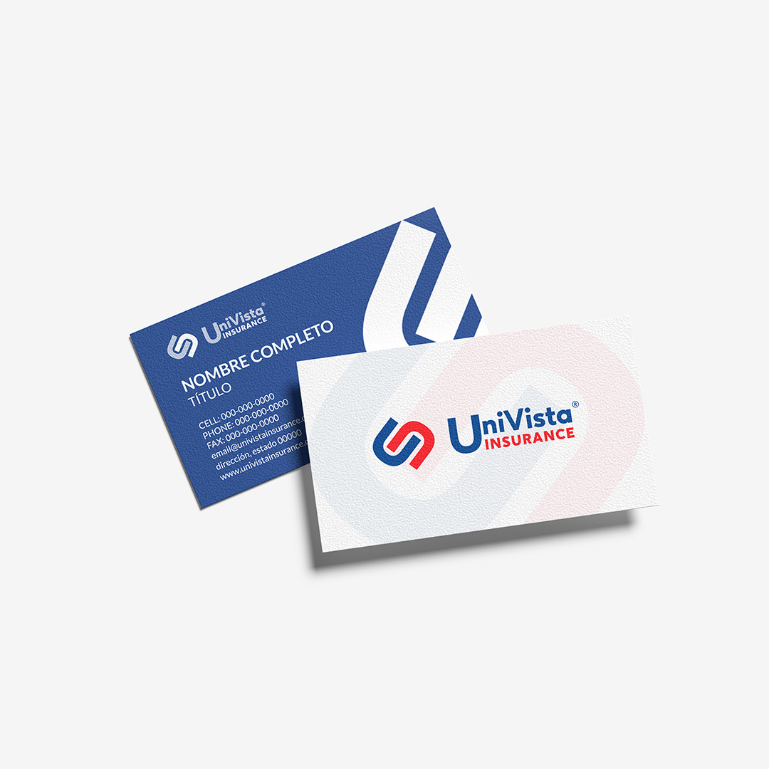 Univista Insurance Business Cards